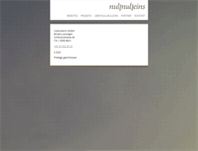 Tablet Screenshot of nullnulleins.ch